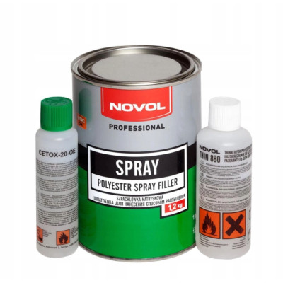NOVOL SZPACHLÓWKA NATRYSKOWA SPRAY 1,2L