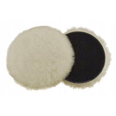 Futro polerskie naturalne na rzep 150mm