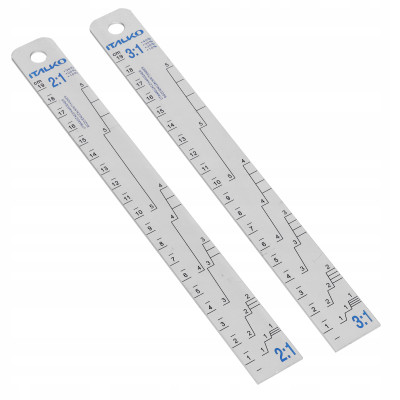 LISTWA DO MIESZANIA FARB LAKIERU 2:1/3:1- 22cm