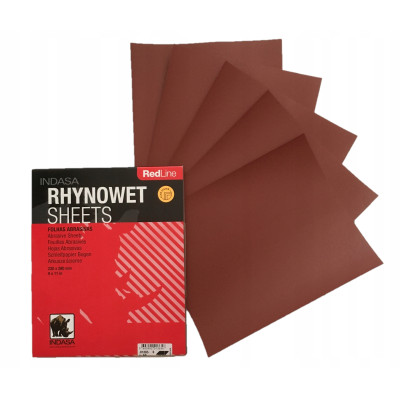 INDASA RED PAPIER ŚCIERNY WODNY P360 - 50 ARKUSZY