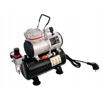 Kompresor do AEROGRAFU z Butlą 3l 6 bar AS-189