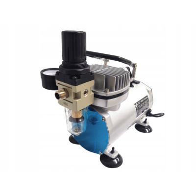 Kompresor bezolejowy do aerografu TC-20C z filtrem