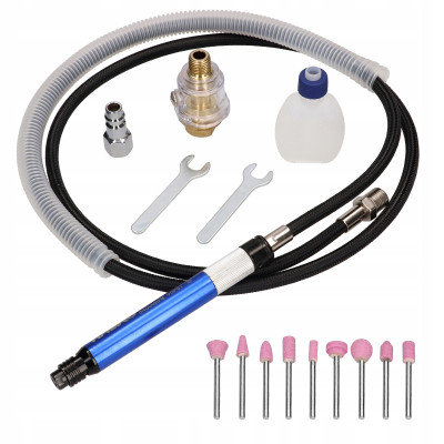 SZLIFIERKA PNEUMATYCZNA TRZPIENIOWA PALCOWA +FREZY