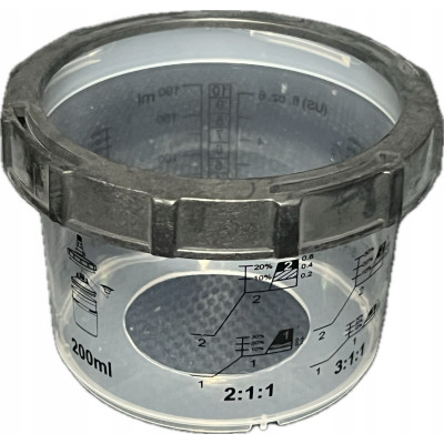 KUBEK ZEWNĘTRZNY TWARDY + PIERŚCIEŃ DO SYSTEMU PPS 200ml