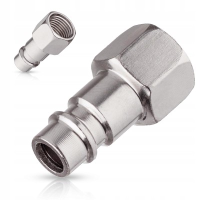 1x Wtyczka złączka do narzędzi pneumatycznych 1/4"