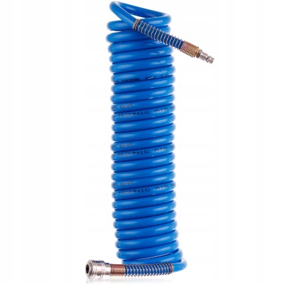 Wąż Spiralny Pneumatyczny 10mm 10x14mm 15m Kompresora POLIURETAN Sprężarki