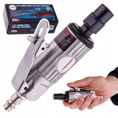 Metalowa Szlifierka Pneumatyczna Prosta Krótka Trzpieniowa 6mm 25000rpm