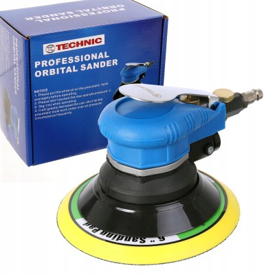 Szlifierka Mimośrodowa Pneumatyczna Tarcza 150mm Rzep Skok 5mm