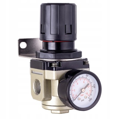 Reduktor powietrza 1/2” z manometrem do kompresora, regulator ciśnienia