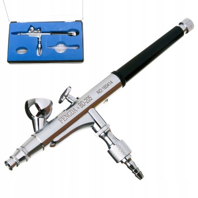 Precyzyjny Aerograf FENGDA BD-205 0,3mm Double Action szybka wymiana farby