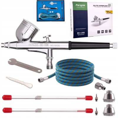Aerograf Komplet FENGDA BD-130K Dysze 02 03 05 mm