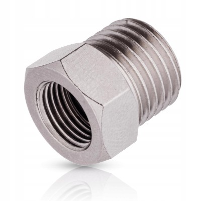 Redukcja pneumatyczna 1/8 GW x 1/4 GZ z Gumowy oring uszczelniający