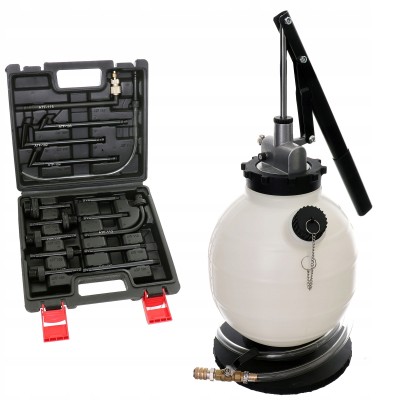 Zestaw Pompa 7,5L Adaptery do wymiany oleju w automatycznej skrzyni biegów