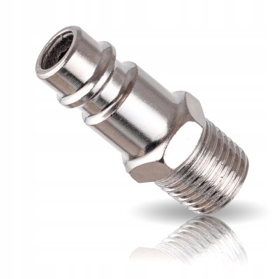 Wtyczka mosiężna TC Technic 1/4" gwint zewnętrzny do narzędzi