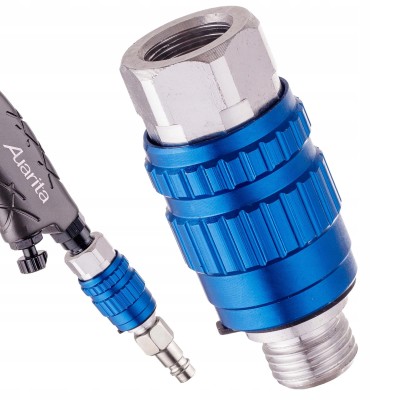 Obrotowy ZAWÓR Reduktor Ciśnienia Pneumatyczny Regulator 1/4” AUARITA