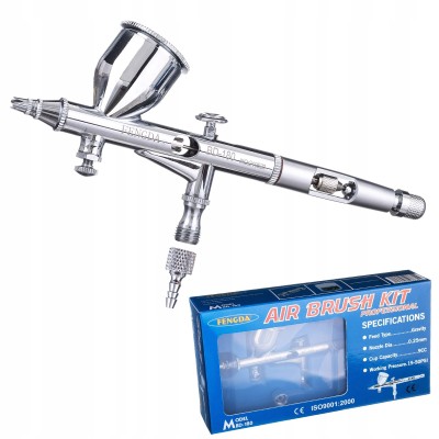 Aerograf Modelarski Fengda BD-180 z dyszą 0,3 mm DOUBLE ACTION