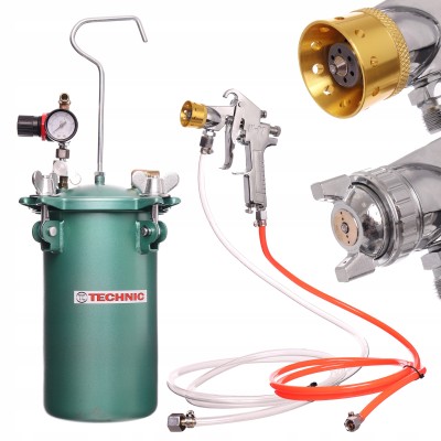 Agregat malarski TC Technic PT-2.5H-77 4.5L 3 bar z teflonowym zbiornikiem