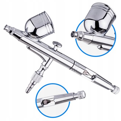 Aerograf Modelarski Precyzyjny PRO z Dyszą 0,3mm Double Action