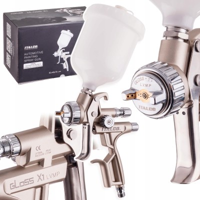 Pistolet lakierniczy ITALCO GLOSS X1 LVMP dysza 1,4mm MARKA PREMIUM