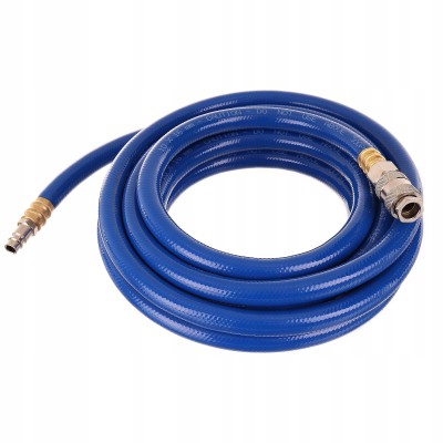 Waż Pneumatyczny PVC 10mm x 5m Szybkozłączki