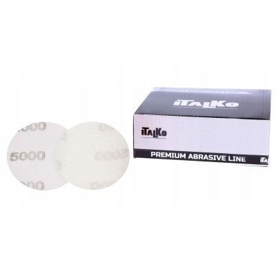 Krążki ścierne na rzep Italko 75mm P5000 10 szt