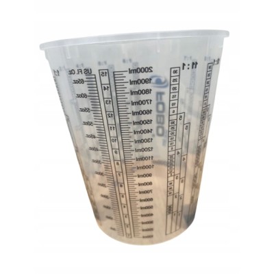 10 x Kubek do lakieru BLUE LINE 2300 ml (2000ml) (11:1) FOBO