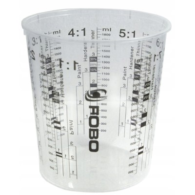 KUBEK LAKIERNICZY 680 ML Z PODZIAŁKĄ FOBO 10 SZT