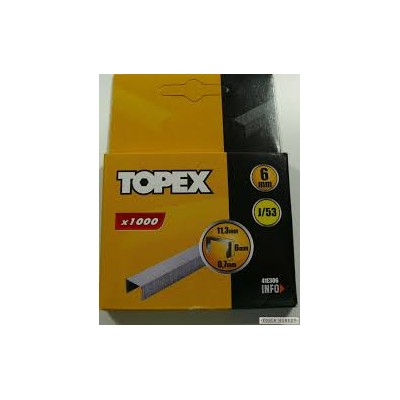Zszywki 14mm typ J 1000szt. Topex