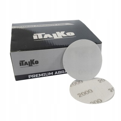 Krążki ścierne na rzep Italko 75mm P2000 200 szt
