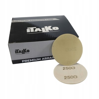 Krążki ścierne na rzep Italko 75mm P2500 30 szt